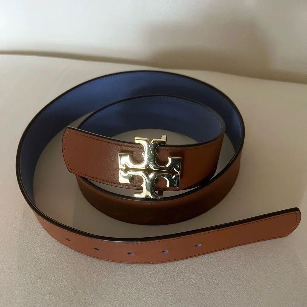 Tory Burch 1 1/2 Reversible Belt XL Used Twice.